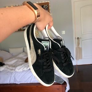 puma classic suede sneakers